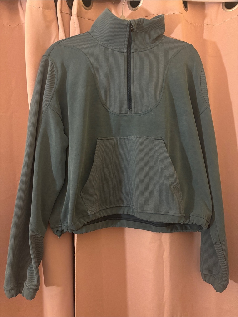 Lululemon Softstreme Quarter-Zip Funnel Neck Pullover- Size 10